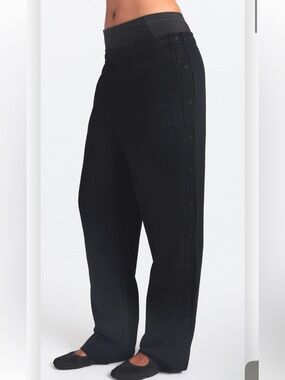 Nike x SKIMS Matte Tricot Side Snaps Pant Obsidian XS NWOT $108